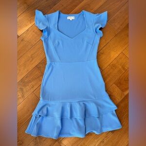 Nanette Lepore playful dress. Very slimming. Wedding, cocktail party, casual.